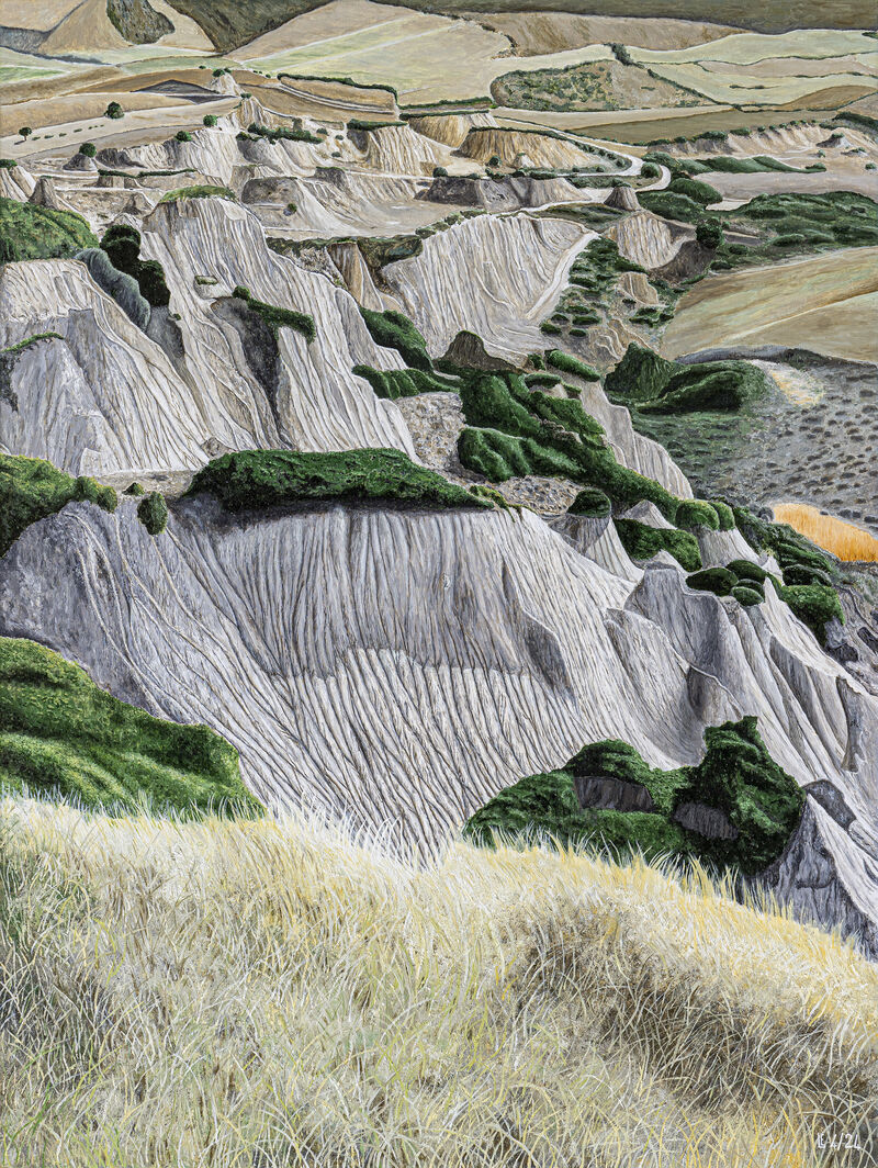 I Calanchi di Aliano - a Paintings by Eustachio Lionetti